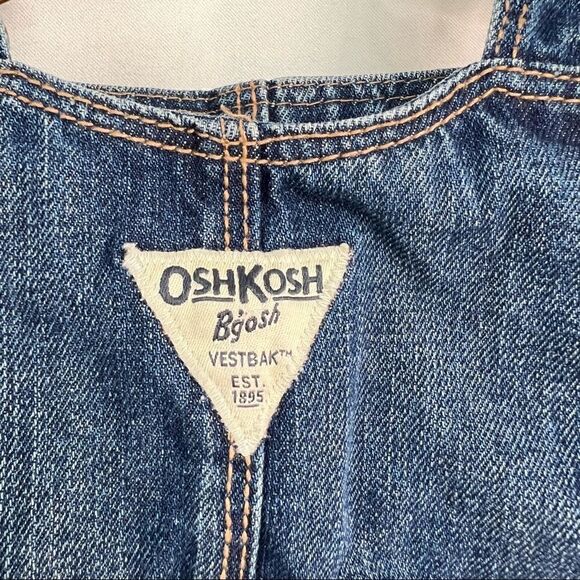 OshKosh B’Gosh Denim Overall with Tulle skirt Dress Jumper - Picture 13 of 15
